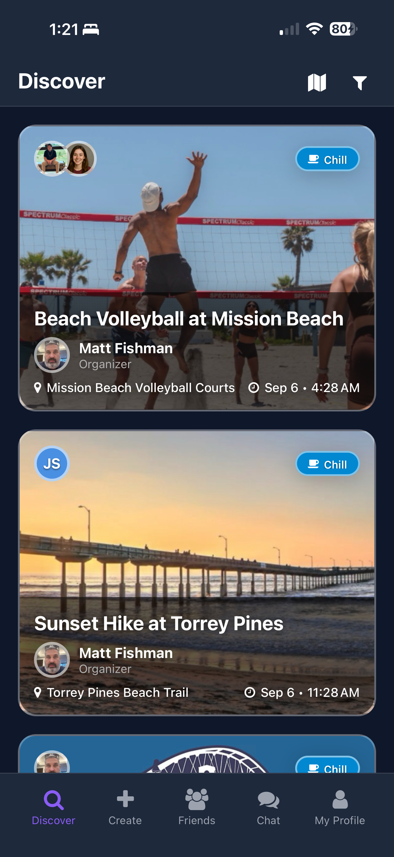 Discover Screen